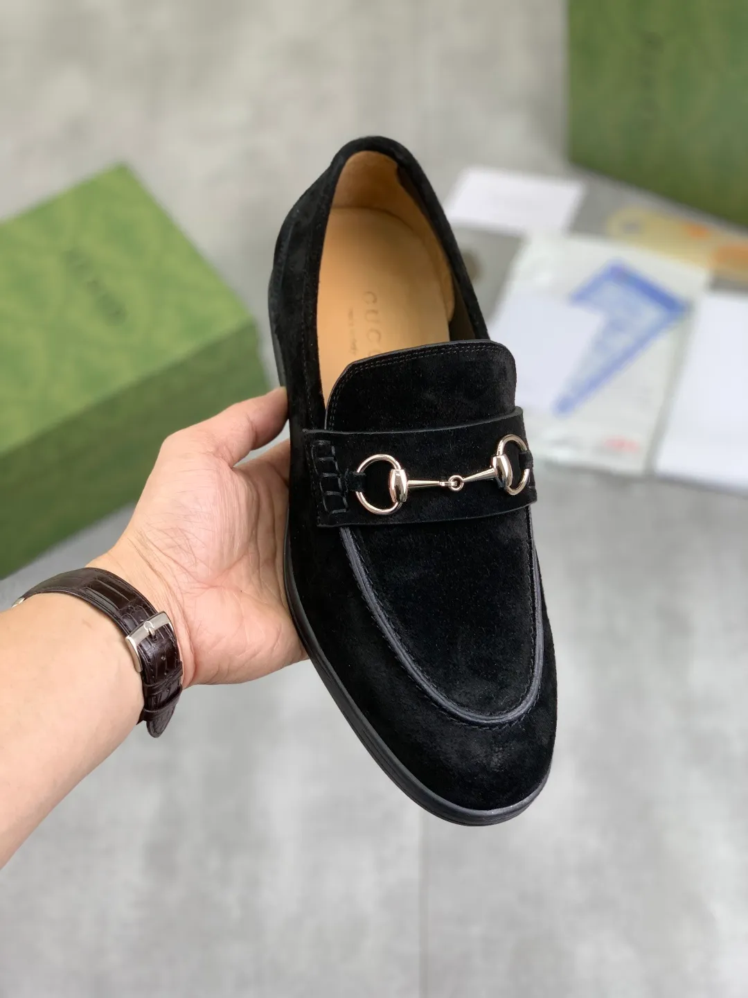 Men's men's shoes 💰P520 [New style] Water dyed cowhide 💰💎💎💎 [Gucci] GUCCI high-end classic men's formal business leather shoes, original order 1:1 authentic goods! Original imported high-end calfskin, original metal buckle, imported first-layer cowhide lining for feet, original outsole, men's shoe size: 38-44 (45 customized) Multiple colors available